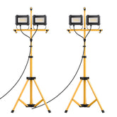 YXL-LIGHTING Tripod Work Light,Portable LED Work Lights,Dual Head Work Light